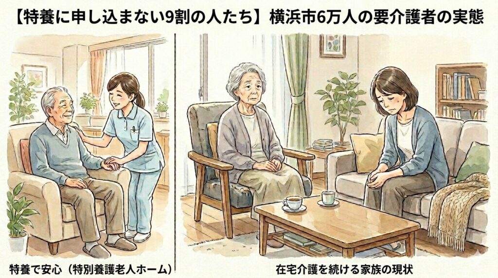 【特養に申し込まない9割の人たち】横浜市6万人の要介護者の実態