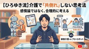 ひろゆき流　介護で「共倒れ」しない思考法　感情論ではなく合理的に考える