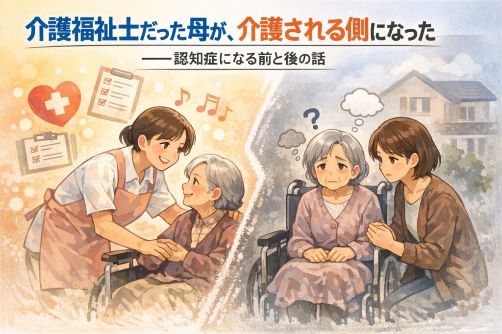 介護福祉士だった母が、介護される側になった——認知症になる前と後の話