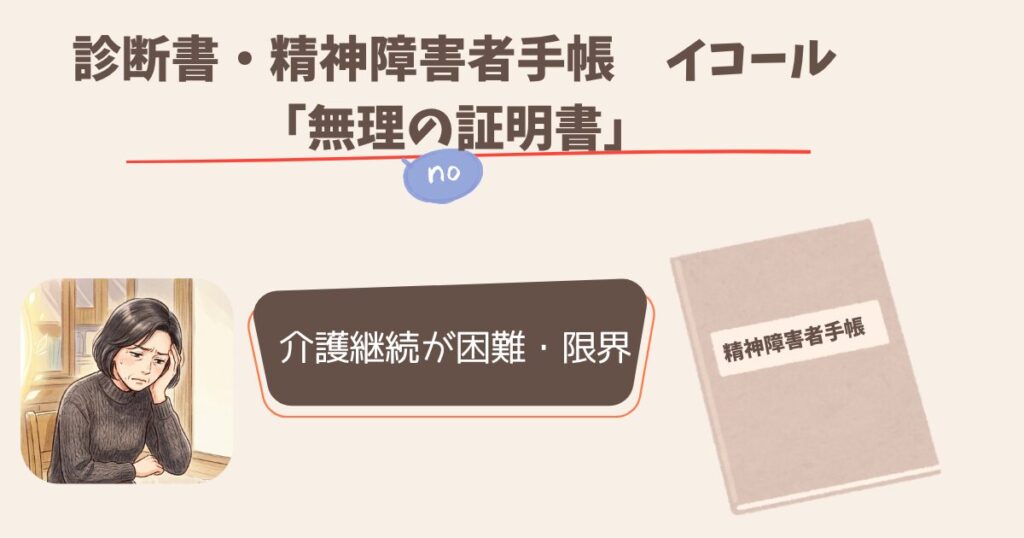 【精神障害者手帳】介護者が取るべき理由——誰も教えてくれない、介護をラクにする方法　診断書・精神障害手帳は「無理の証明書」になる