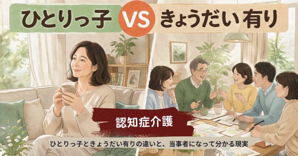 【本音】ひとりっ子介護6年、やっと終わったと思ったら「4人きょうだいの介護問題」が始まった話